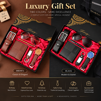 Coffret cadeau de luxe pour homme, montre, portefeuille, ceinture, lunettes de soleil, porte-clés, stylo, accessoires d'affaires, boîte cadeau pour lui, cadeaux promotionnels d'entreprise