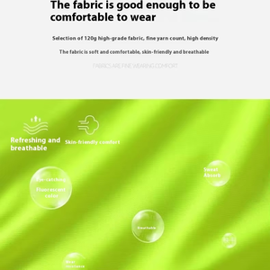 الواصلين الجدد وضوح عالية لأعمال البناء والأمن المروري عاكس ملابس سترة إشارات عاكسة للجميع - Product Image 6