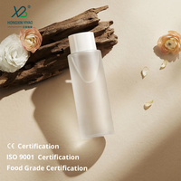 100ml 120ml Ventes entières Bouteille cosmétique Bouteille de soins de la peau Bouteille en verre de lotion avec couvercle blanc
