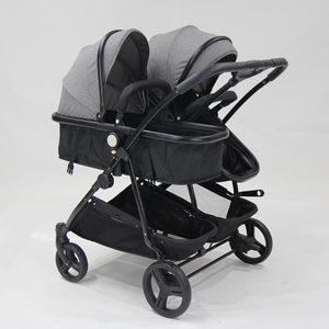 Twin Xe đẩy đôi pushchair Xe đẩy em bé với Reversible ghế chuyển đổi để carrycot - Product Image 6