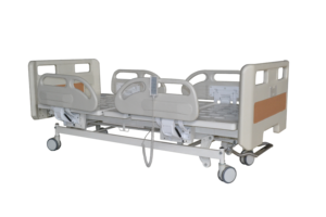 Cama Médica Hospitalaria GINEE con Freno de Control Central de Cinco Funciones y Conexión Suave, Cama Ajustable para Pacientes para Uso Clínico - Product Image 3