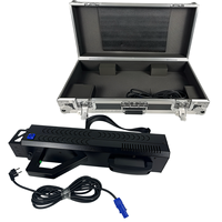 Pistolet à brouillard électrique DJ avec lumière LED RGB, canon à fumée 1500W en acier, machine à fumée portative, utilise du liquide pour brouillard, pistolet à fumée LED en acier portatif