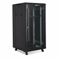 Armoire de réseau télécom 22U 1200x600x600mm, rack de serveur sur pied pour commutateurs à fibre optique, routeurs et appareils de communication