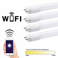 Tubes Led T8 intelligent sans fil 18-20W, avec Wifi, intensité variable, bon marché, avec garantie de 3 ans, livraison gratuite