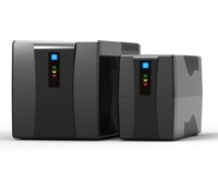 Alimentation sans interruption (ASI) monophasée certifiée CE 1200VA 720W avec protection contre les surcharges pour ordinateur et petit serveur, batterie de secours