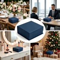 Boîte pliable pour vêtements, élégante, robuste, durable, design personnalisé, rigide, pour boutique élégante