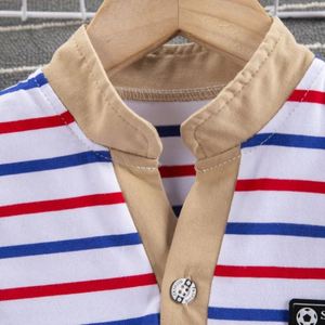 Trajes Infantiles al por Mayor, Económicos, con Solapa y Rayas Coloridas, Productos Más Vendidos para Niños - Product Image 6