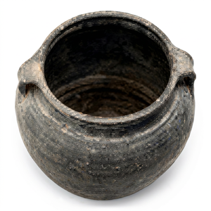 Pot de rangement vintage en poterie artisanale, style rustique en terre cuite, pour la décoration intérieure de cuisine de ferme - Product Image 2