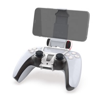 Pince de téléphone portable support de pince de jeu pour manette PS5 support de montage de poignée de manette pour accessoires de jeu de manette PS5
