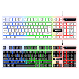 JERTECH K358 OEM USB 104-Tasten Vollständige Größe Kabelgebundene LED-<span class=keywords><strong>Gaming</strong></span>-Tastatur für Gamer Desktop-PC Computer - Product Image 6