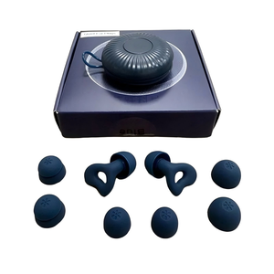 Bouchons d'oreilles professionnels en silicone réutilisables, pliables, anti-bruit, de haute qualité, pour une utilisation en dortoir - Product Image 6