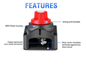איכות גבוהה 12v-48v 275a on-off מתג הפסק עבור רכב רכב רכב רכב וסירה ימית - Product Image 3