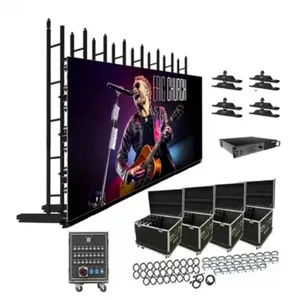 P3.91 4.81 Indoor Outdoor Full Color HD LED Rental Screen LED Video Wall Rental Display Panel LED Module Stage Backdrop