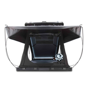 Prezzo di fabbrica Ultra-sottile peso leggero sul tetto tenda in alluminio campeggio auto tetto tenda rigida tetto tetto per auto - Product Image 6