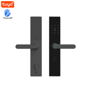 מנעול דלת wifi חכם tuya עם מפתח טביעת אצבע קורא טביעות אצבע ביומטרי אלומיניום מפתח תואם עם יישום tlock לשימוש ביתי - Product Image 2