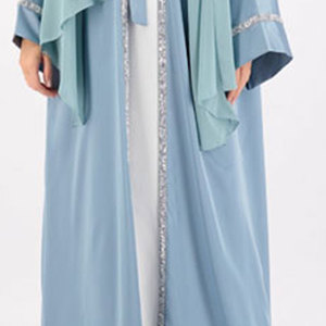Hot Sale New Design Islamic Abaya Muslim Clothing Women Traditional Abaya With Belt Best Color Ladies Abaya Long Sleeve - Product Image 3