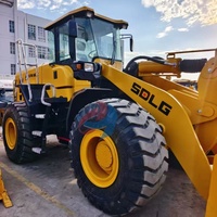 Gebrauchter SDLG L958F Radlader 5 Tonnen Schwerlastmaschine mit Weichai-Motor Niedriger Kraftstoffverbrauch für Straßenprojekte SDLG L958 956F