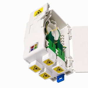 Boîtier de terminaison fibre <span class=keywords><strong>optique</strong></span> industriel DTIO sur rail DIN 1 2 4 ports SC APC LC UPC G657A2 35mm pour montage en rack de centre de données - Product Image 6
