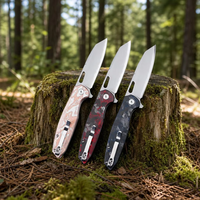 Couteau de poche personnalisé en acier inoxydable, couteau pliant tactique, couteau de chasse, couteau de survie, couteau de camping, outil EDC portable, outil de bushcraft T0044-6