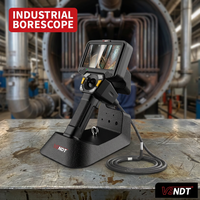 Endoscope vidéo portable industriel HD 1080P, 6 mm, câble de 2 m, étanche IP67, pour l'inspection des chaudières et des conduites industrielles