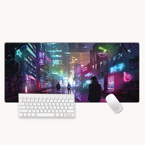 Tapete de mouse para jogos com teclado de computador de anime de mesa de escritório com padrão HD personalizado - Product Image 2