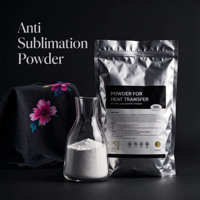 Bubuk Anti-bleeding Dtf Anti Sublimasi Putih Anti Migrasi TPU Hot Melt untuk Pencetakan Tekstil Kain Gelap