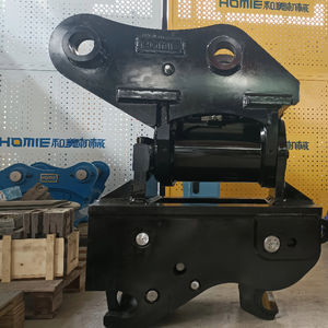 HOMIE Attache rapide rotative à inclinaison personnalisée avec double verrouillage pour excavateur de 6 à 10 tonnes - Product Image 1