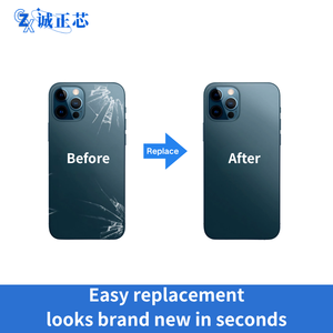 Adatto per la <span class=keywords><strong>cover</strong></span> posteriore in vetro con foro grande 2-in-1 per <span class=keywords><strong>iPhone</strong></span> 16 Pro Max, 15 Plus, 14, 13 Pro, 12 mini e 11 - Product Image 3