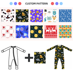 Pigiama convertibile in viscosa di bambù per neonati, pigiama con cerniera per neonati e bambine, pigiama con piedini per dormire e giocare - Product Image 3