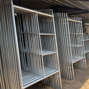 Construction <strong>Use</strong> Building Material Traditional Industrial Steel Ladder Type Mobile Fascade Frame <strong>Scaffolding</strong> 200 lb Load - Product Image 4