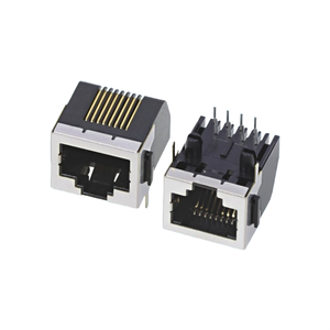 Glgnet 100/1000bt RJ45 nối từ phosphor đồng nữ Ổ cắm tích hợp biến áp LED EMI Tab cho công nghiệp - Product Image 6
