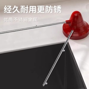 Suction Cup Sink Strainer <b>Kitchen</b> <b>Vegetable</b> Drain <b>Rack</b> Food Waste Filter Dishcloth Storage Red - Product Image 4