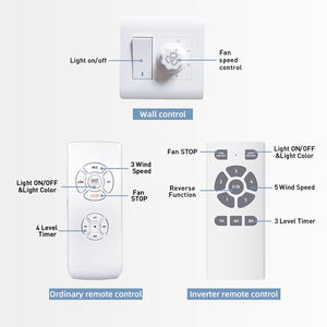 Lámpara de Techo de 42 Pulgadas con Ventilador de Techo Retráctil Invisible con Luz y Control Remoto Inteligente - Product Image 5
