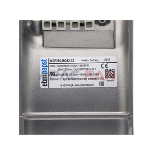 พัดลมแกน ebmpapst รุ่น W2E250-HQ52-12 ขนาด 250 มม. 136 วัตต์ 230 โวลต์ AC พัดลมไฟฟ้า พัดลมปรับอากาศ พัดลมระบายความร้อนแบบแกน พัดลมสำหรับเครื่องทำความเย็น - Product Image 2