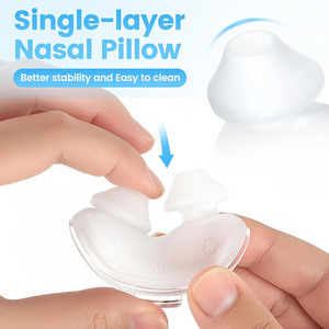 Coussinets nasaux en silicone de remplacement pour <span class=keywords><strong>masque</strong></span> CPAP P10, taille moyenne, compatibles avec le P10 – Offre spéciale sur les fournitures médicales - Product Image 6