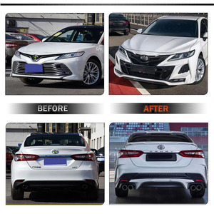 Phụ Kiện Xe Hơi Facelift <span class=keywords><strong>kahn</strong></span> Cơ Thể Kit Phía Trước Phía Sau <span class=keywords><strong>Bumper</strong></span> Cho Camry 2018-2020 Sửa Đổi Bộ Dụng Cụ Cơ Thể - Product Image 4