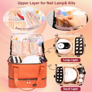 Sac de rangement pour vernis à ongles portable, étanche, avancé, détachable, certifié BSCI - Product Image 1