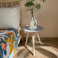Ensemble de table basse de salon en bois de style scandinave moderne. Meubles de maison portables et réglables avec garantie d'un an
