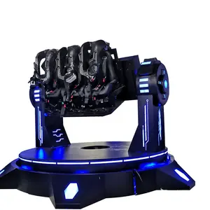 最新9d VR游乐园设备1080铁飞行模拟器360旋转椅动态平台
