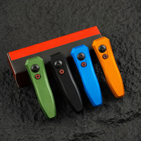 Couteau pliant en acier D2 KS 7500 Mini, manche en aluminium d'aviation, couteau de poche tactique, porte-clés, équipement de survie en camping, outil EDC