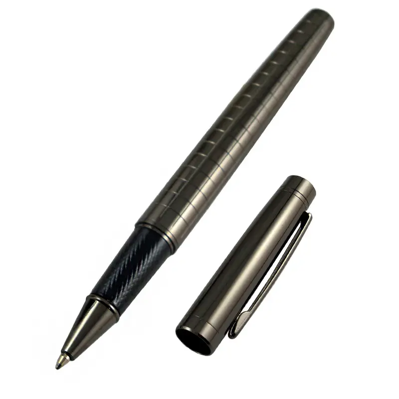 luxury Business Hotel Vip Gift Blank Pens Metal Signature Pen Twist Stainless Steel Pen