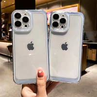 Coque de téléphone en TPU haute transparence pour iPhone 13 Pro Max, antichoc, avec impression design spatial, compatible 17 18