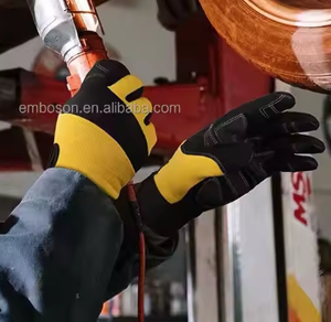 Gants <span class=keywords><strong>de</strong></span> mécanicien à doigts complets résistants à l'usure, en PU, compatibles avec les écrans tactiles, antidérapants, pour l'escalade, le sport, le cyclisme, l'entraînement, la descente - Product Image 3