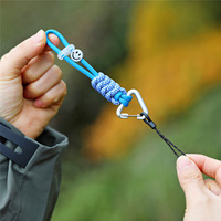 Dragonne réglable en fibre de polyester colorée de 8 cm pour protéger téléphone portable, appareil photo, clé USB, carte d'identité et nom