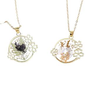 Collier avec pendentif « Oublie-<span class=keywords><strong>moi</strong></span> pas » en résine avec fleurs pressées, colliers pour femmes, bijoux naturels, cadeau pour <span class=keywords><strong>maman</strong></span> - Product Image 5