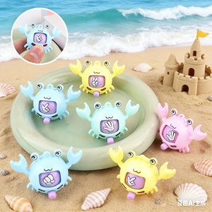 Mini-jouet en forme de crabe, jeu de pierre, papier, ciseaux, jeu de devinettes en plastique, porte-clés, cadeau promotionnel - Product Image 6