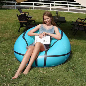Hot Sale <b>Inflatable</b> Football & Basketball Shaped PVC Material <b>Sofa</b> Adult Lazy Recliner Indoor Outdoor Model SF370 - Product Image 6