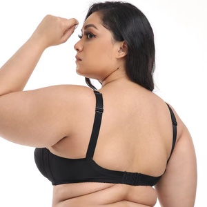 <span class=keywords><strong>Reggiseno</strong></span> Plus Size per Donne, Coppa Grande, Comfort con Ferretto, Spalline Larghe, Design <span class=keywords><strong>Non</strong></span> <span class=keywords><strong>Imbottito</strong></span>, Coppa Intera - Product Image 4