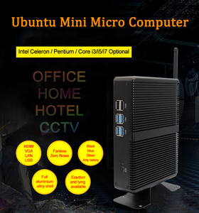 Mini <span class=keywords><strong>PC</strong></span> sin ventilador I7 4500U I5 7200U I3 7100U Win10 Pro ordenador DDR4/<span class=keywords><strong>DDR3</strong></span> VGA Wifi Lan Mini <span class=keywords><strong>PC</strong></span> para quiosco - Product Image 2