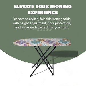 Space Saving Foldable Adjustable Height Laundry <b>Iron</b> <b>Table</b> Portable Household Home Ironing Board <b>Iron</b> Board - Product Image 4